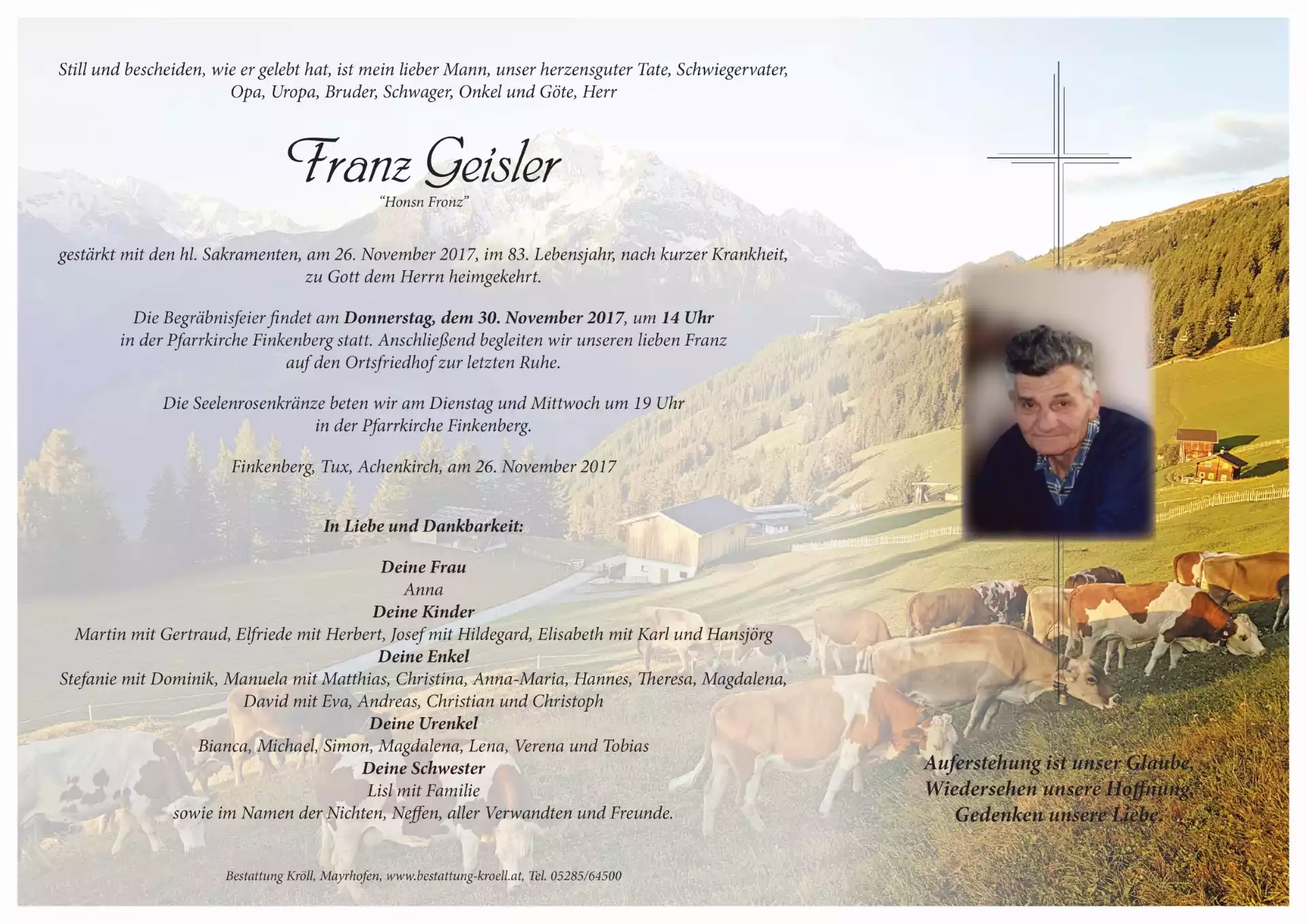 Parte von Franz Geisler